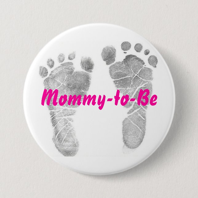 Badge Rond 7,6 Cm Maman-à-Soyez (Devant)