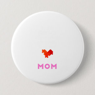 Badge Rond 7,6 Cm Maman Sensibilisation sur l'autisme Jour Cool Mère