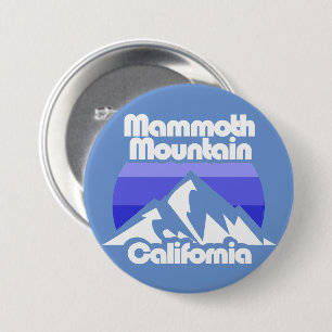 Badge Rond 7,6 Cm Mammoth Mountain California