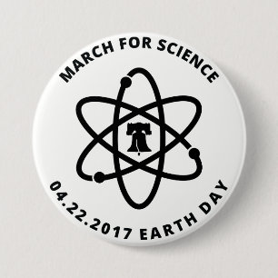 Badge Rond 7,6 Cm Mars pour la goupille de Philadelphie de la