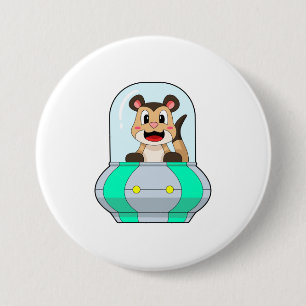 Badge Rond 7,6 Cm Meerkat