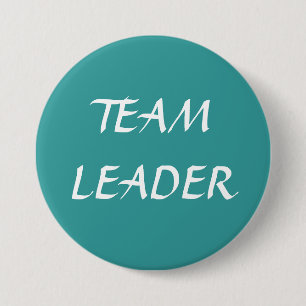 Badge Rond 7,6 Cm MENEUR D'ÉQUIPE - boutons