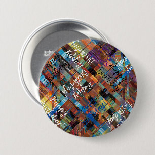 Badge Rond 7,6 Cm Métro du Caire - Joyeux anniversaire