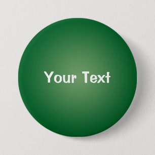 Badge Rond 7,6 Cm Modèle de bouton de texte personnalisé vert 3 po