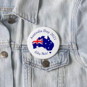 Badge Rond 7,6 Cm Modifier le texte correspondant à la fête australi
