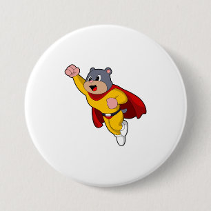 Badge Rond 7,6 Cm Mole d'Hero