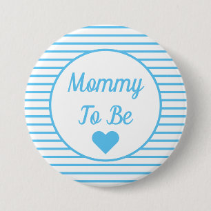 Badge Rond 7,6 Cm Mommy To Be Baby Shower Button