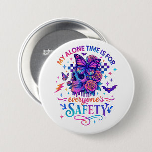 Badge Rond 7,6 Cm Mon seul temps...