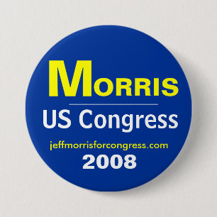 Badge Rond 7,6 Cm Morris pour le bouton du congrès