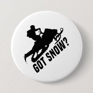 Badge Rond 7,6 Cm Motoneige