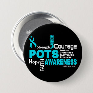 Badge Rond 7,6 Cm Mots...POTS