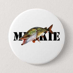 Badge Rond 7,6 Cm Muskie