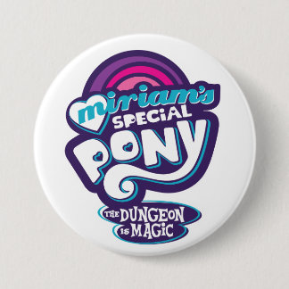 Badge Rond 7,6 Cm My Little Prepotente
