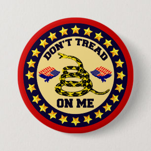Badge Rond 7,6 Cm Ne marchez pas sur moi