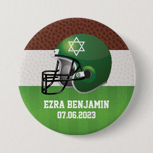 Badge Rond 7,6 Cm NFL American Football Bar Mitzvah