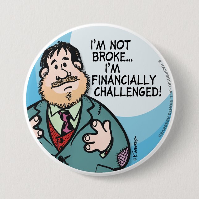 Badge Rond 7,6 Cm Non cassé (Devant)