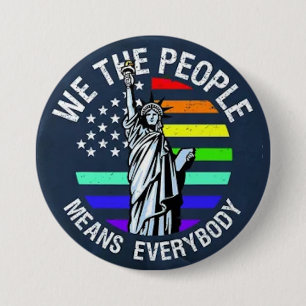 Badge Rond 7,6 Cm nous le peuple...