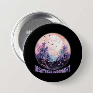 Badge Rond 7,6 Cm Nuit d'Halloween