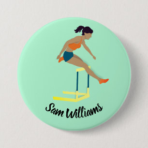 Badge Rond 7,6 Cm Obstacles