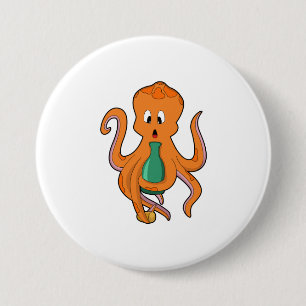 Badge Rond 7,6 Cm Octopus avec bouteille.PNG