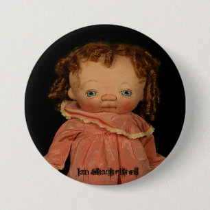 Badge Rond 7,6 Cm Oie de mère de bouton de bébé de janv. Shackelford