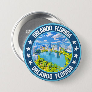 Badge Rond 7,6 Cm Orlando