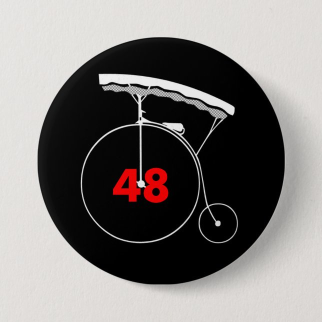 Badge Rond 7,6 Cm Os partout 48 (Devant)