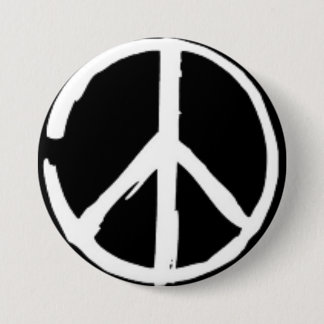 Badge Rond 7,6 Cm paix