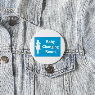 Badge Rond 7,6 Cm Panneau de chambre à changement pour bébé
