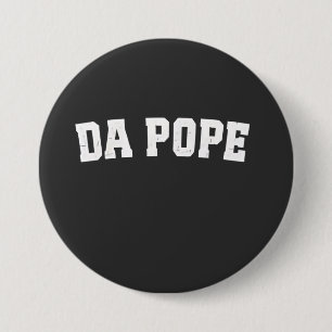 Badge Rond 7,6 Cm Pape Léon XIV Église chrétienne Da Pape Da