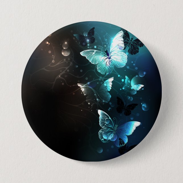 Badge Rond 7,6 Cm Papillons de nuit (Devant)