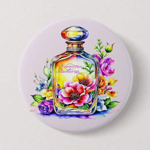Badge Rond 7,6 Cm Parfum Mémoires oubliées