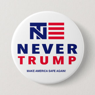 Badge Rond 7,6 Cm "PAS TRUMP JAMAIS" 3 pouces