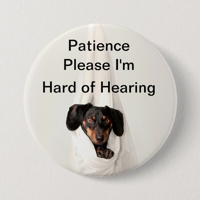 Badge Rond 7,6 Cm Patience, s'il vous plaît, je suis difficile d'ent (Devant)