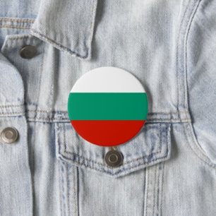 Badge Rond 7,6 Cm pavillon de la Bulgarie