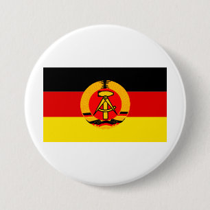 Badge Rond 7,6 Cm Pavillon de l'Allemagne de l'Est