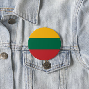 Badge Rond 7,6 Cm pavillon lituanien