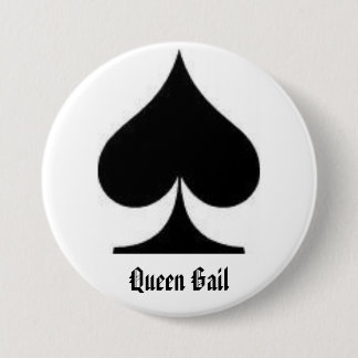 Badge Rond 7,6 Cm pelle, la Reine Gail