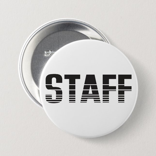 Badge Rond 7,6 Cm Personnel (Devant & derrière)
