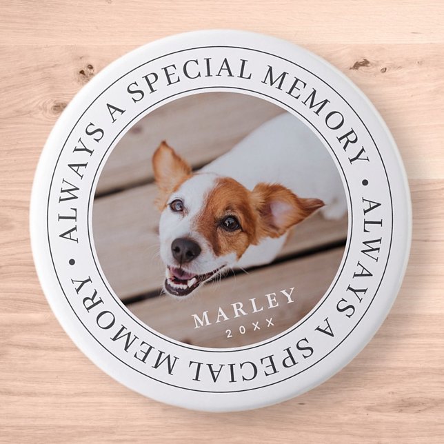 Badge Rond 7,6 Cm Pet Memorial Toujours une mémoire spéciale Photo m (Créateur téléchargé)