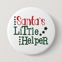 Petit bouton de l'aide de Père Noël