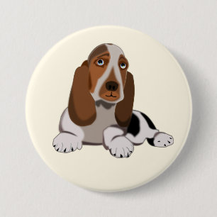 Badge Rond 7,6 Cm Petit chien mignon