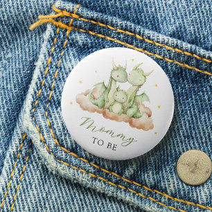 Badge Rond 7,6 Cm Petite maman dragon à être