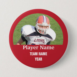 Badge Rond 7,6 Cm Photo faite sur commande d'équipe de sports -