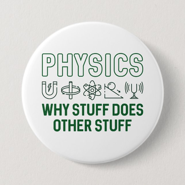 Badge Rond 7,6 Cm Physique (Devant)