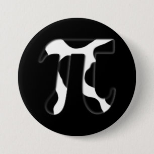 Badge Rond 7,6 Cm Pi vache