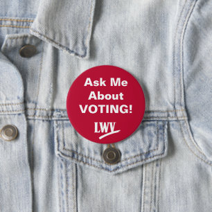 Badge Rond 7,6 Cm Pièce de vote