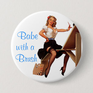 Badge Rond 7,6 Cm Pin- d'artiste