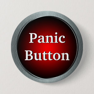 Badge Rond 7,6 Cm Pin de signal d'alarme