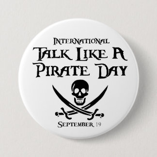 Badge Rond 7,6 Cm PirateDayButton